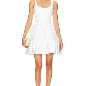 V Chapman Betina White Windsor Dress Size 4